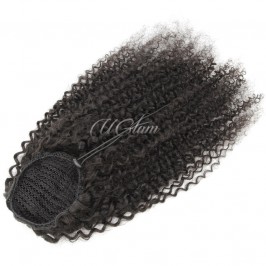 Uglam Extensions Deep Wave With Drawstring Ponytail