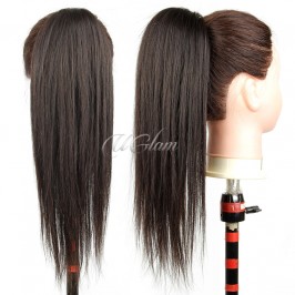 Uglam Extensions Straight With Drawstring Ponytail