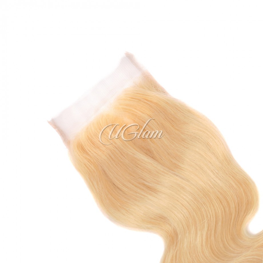  5x5 HD Blonde #613 Color Lace Closure Blonde Body Wave Human Hair