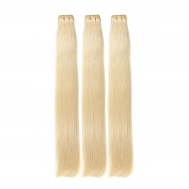 Luxury #613 Blonde Color Full Raw Virgin Double Drawn Straight Human Hair Bundles