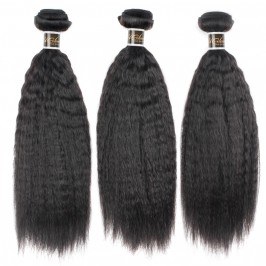 Virgin Human Hair 1/3/4pcs Bundles Kinky Straight