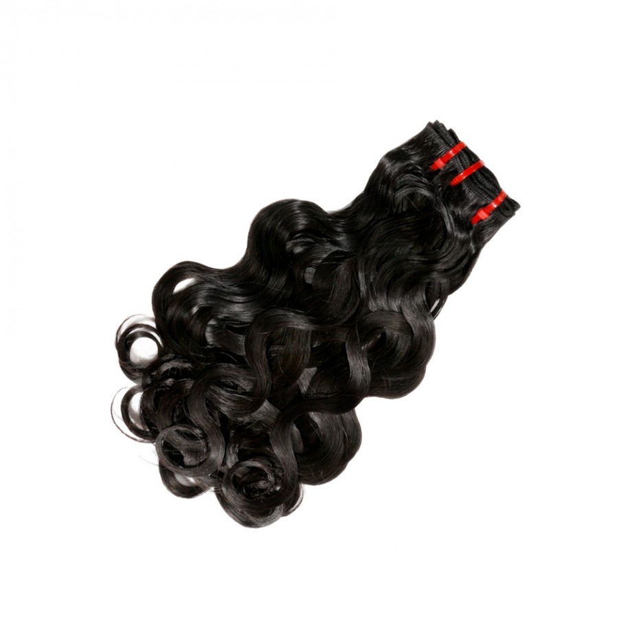 Uglam Double Drawn Bundles With 4X4 Lace Closure Body Wave