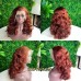 Uglam Double Drawn Bouncy Curly loose wave 13x4 Transparent Lace Full Frontal Wig 250% Density