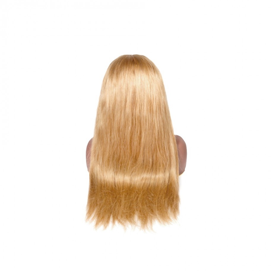 Uglam #27/#8 Color Headband Wigs Straight No PrePlucked Hairline