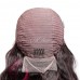 Uglam 13X4 Lace Front Wig Purple Highlight Body Wave