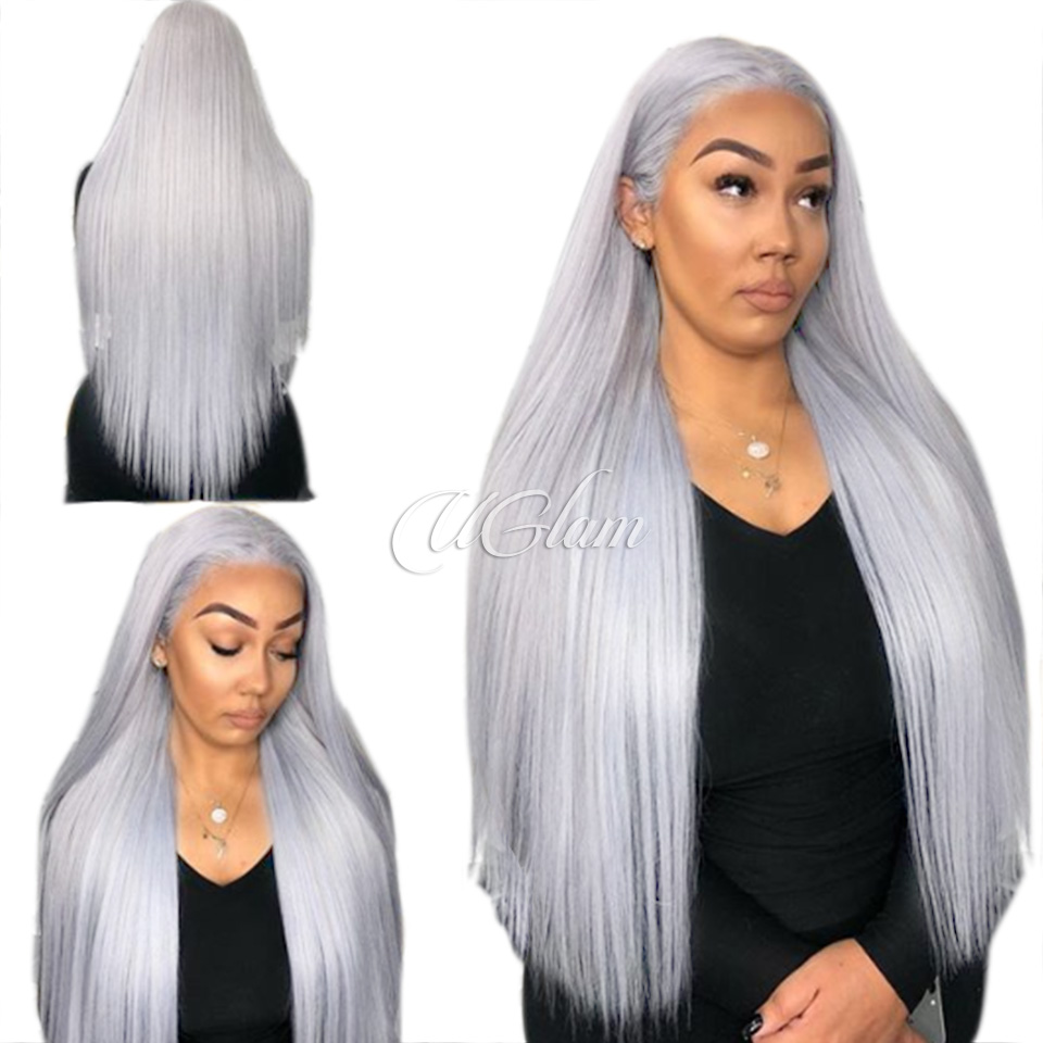 grey blonde wig