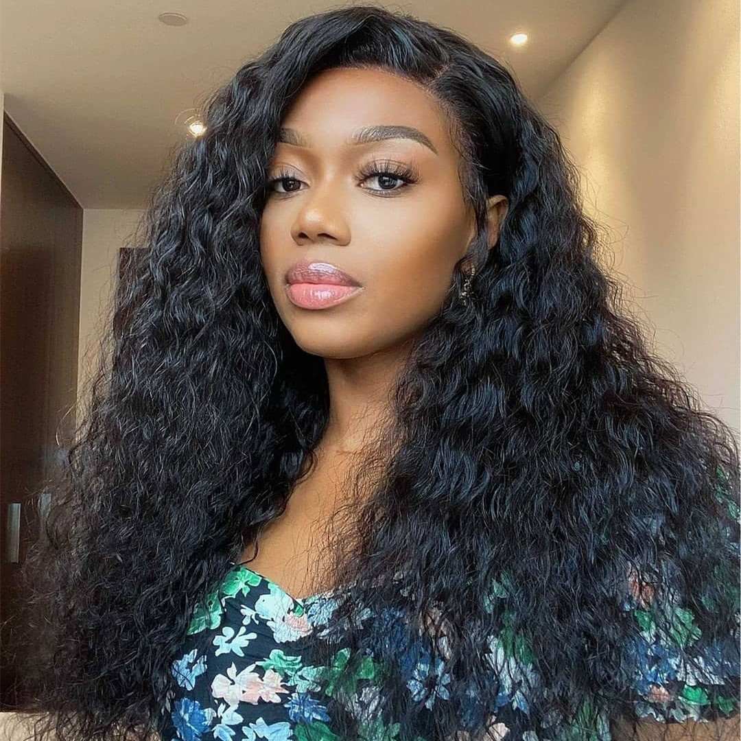 Cheap Lace Front Wigs |Water Wave | 200% Density - Uglam